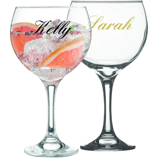 Personalised Gin Glass